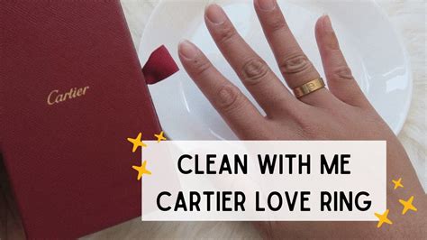 cartier ring cleaning